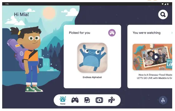 onn WM836P 8 Inch Tablet- Kids Space