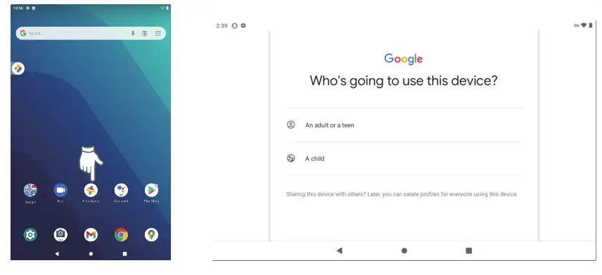 onn WM836P 8 Inch Tablet- Set up