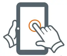 onn WM836P 8 Inch Tablet- Touching and Typing