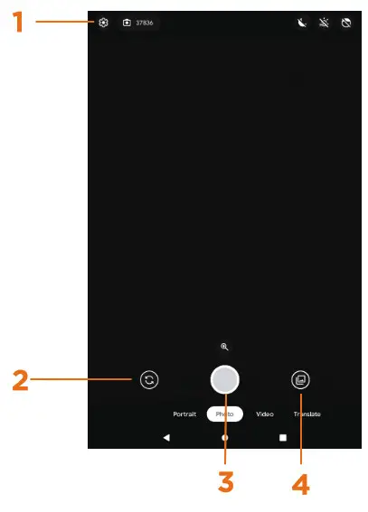onn WM836P 8 Inch Tablet- Using the Camera