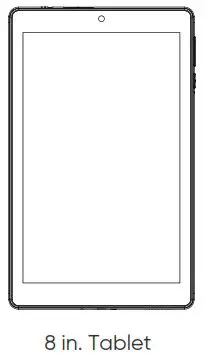 onn WM836P 8 Inch Tablet