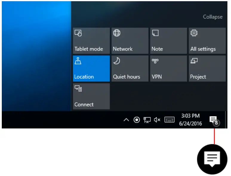 Shenzhen Pretech Industrial 695 Tablet PC - Action Center