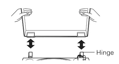Haiping Industry P H001DC2 Turntable Hi Fi System - Lid
