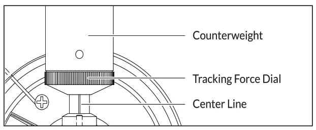 Haiping Industry P H001DC2 Turntable Hi Fi System - adjustment