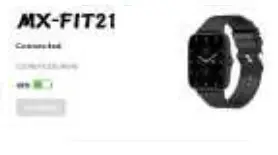 maxwest MX-FIT21 Smart Fitness Watch - app