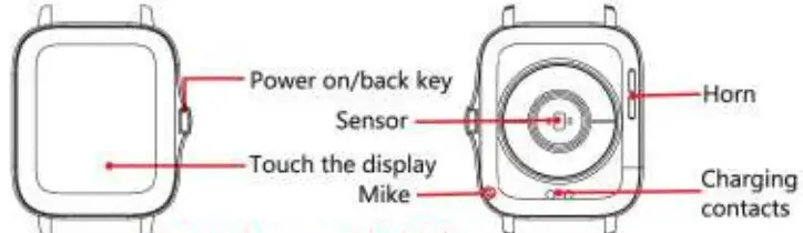 maxwest MX-FIT21 Smart Fitness Watch - machine