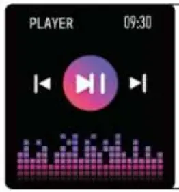 maxwest MX-FIT21 Smart Fitness Watch - music control