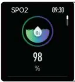 maxwest MX-FIT21 Smart Fitness Watch - oxygen