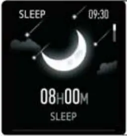 maxwest MX-FIT21 Smart Fitness Watch - sleep