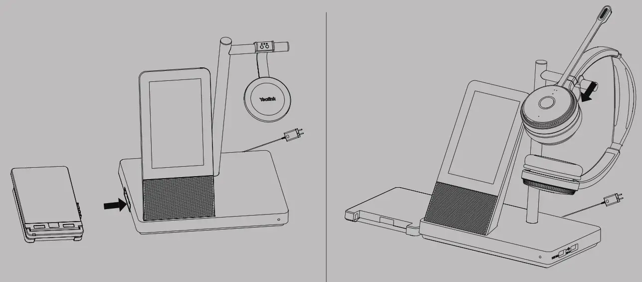 WHB660 DECT Wireless Headset - How to Charge the Mobile Phone and Headset