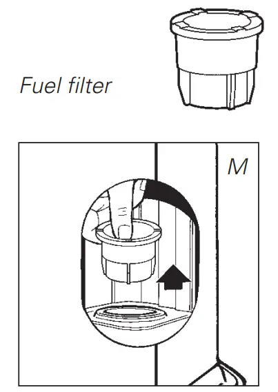zibro LC 2030 Paraffin Laser Heater - Fuel filter
