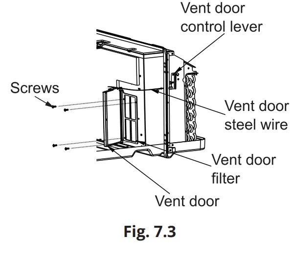 MRCOOL PTAC5 Packaged Terminal Air Conditioner Heat Pump - Filter