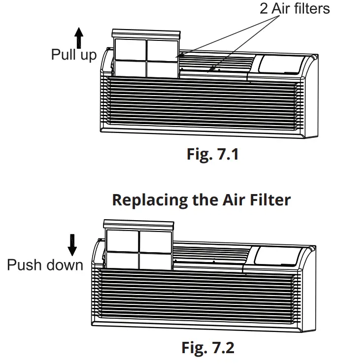 MRCOOL PTAC5 Packaged Terminal Air Conditioner Heat Pump - Removing