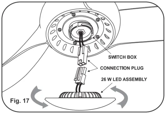 minka Aire F848 CL 65 Inch Light Wave Ceiling Fan - fig8