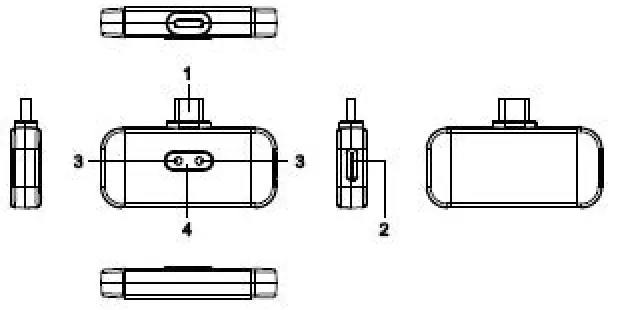 i LINK BT4879 Bluetooth Music Transmitter - button definition
