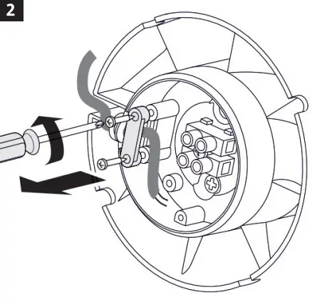 anslut 012894 Pipe Fan 100 mm - parts 2