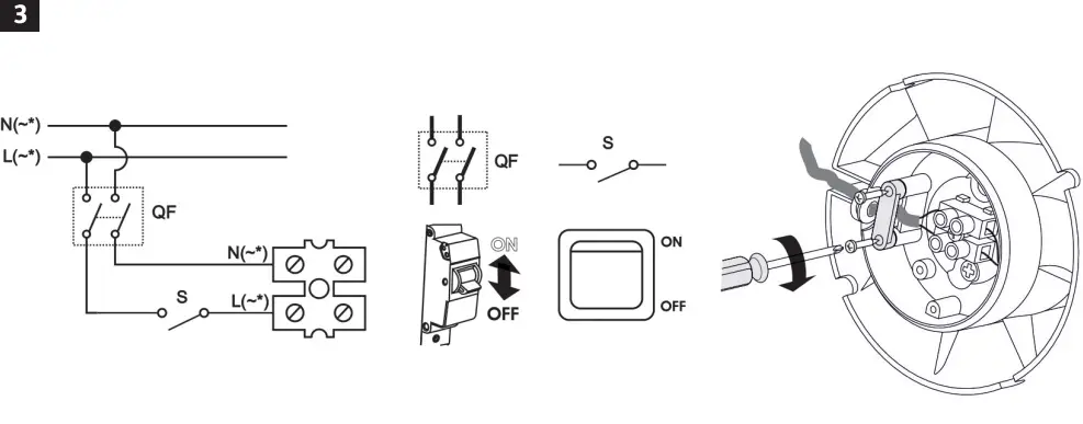 anslut 012894 Pipe Fan 100 mm - parts 3