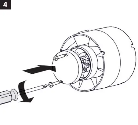 anslut 012894 Pipe Fan 100 mm - parts 4