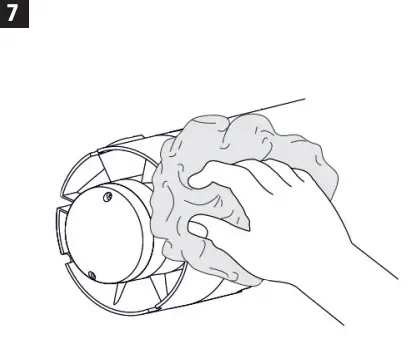 anslut 012894 Pipe Fan 100 mm - parts 7
