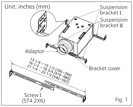 Panasonic Ventilating Fan - Fig 1