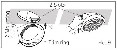 Panasonic Ventilating Fan - Fig 9