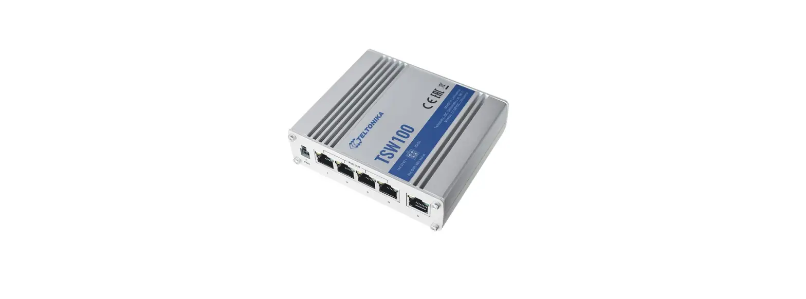 Teltonika Tsw200 Industrial Unmanaged Switch Gigabit Ethernet 8-port Poe User Guide
