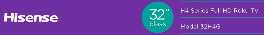 Hisense Full HD Roku TV Owner's Manual