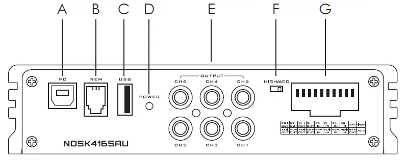 Nakamichi NDSK4165AU Digital Sound Processor 3