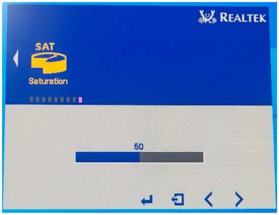 faytech FAT07TMBCAP Capacitive Touch Monitor - Color menu
