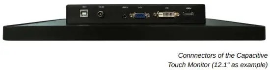 faytech FAT07TMBCAP Capacitive Touch Monitor - Connnectors