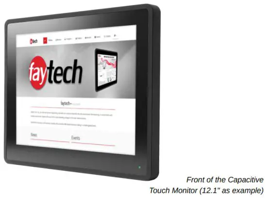 faytech FAT07TMBCAP Capacitive Touch Monitor - Front