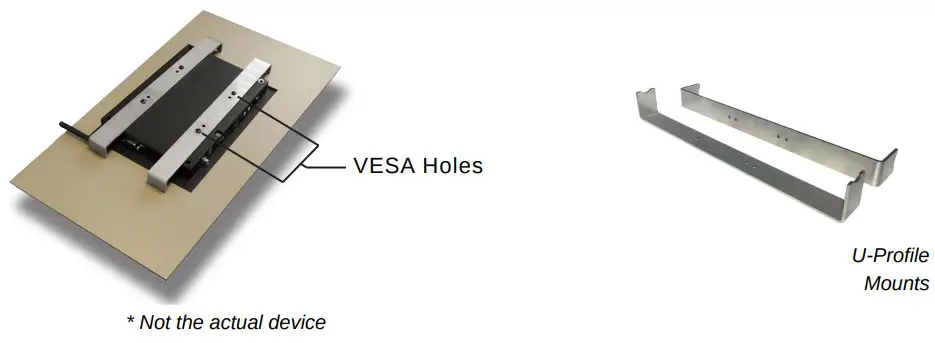 faytech FAT07TMBCAP Capacitive Touch Monitor - VESA Holes