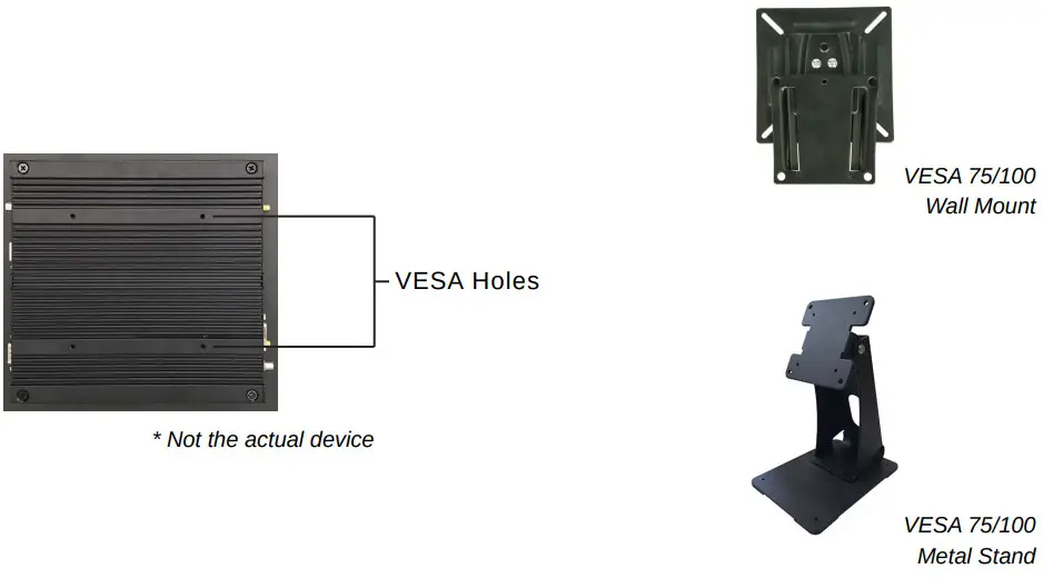 faytech FAT07TMBCAP Capacitive Touch Monitor - stand