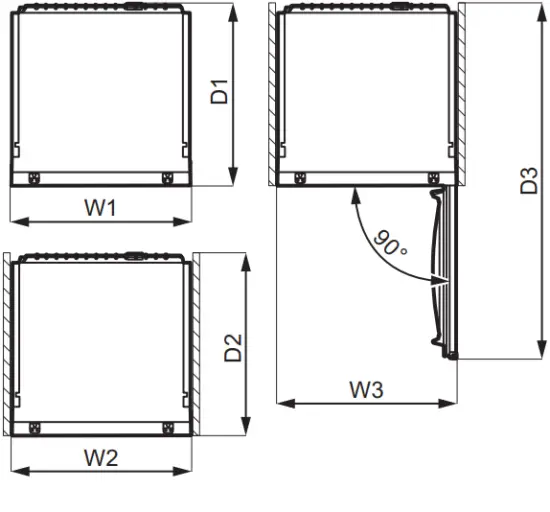 AEG SCB618F3LS - Dimensions 2A