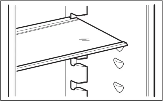 AEG SCB618F3LS - Movable shelves