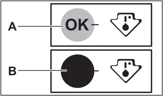 AEG SCB618F3LS - Temperature indicator