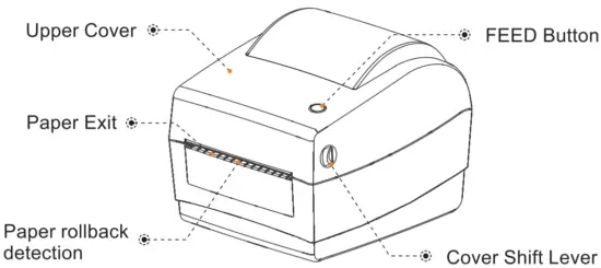 RPt1OF label printer