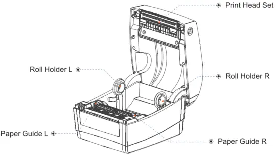 RPt1OF label printer