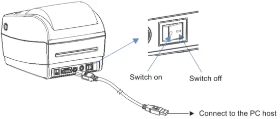 Connect the USB cable