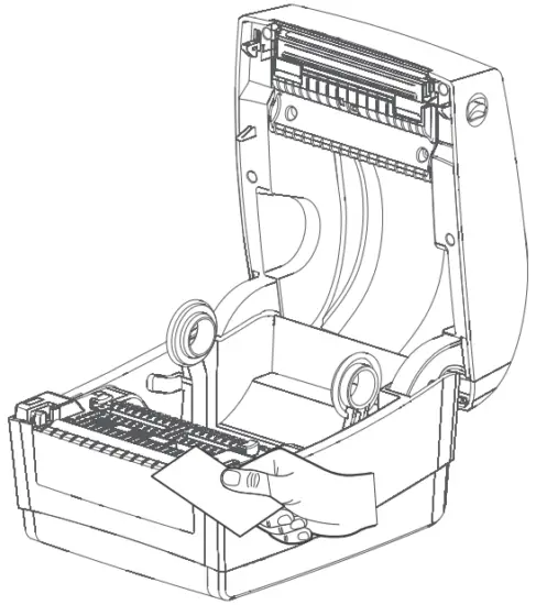 Cleaning the Printing Rubber Roller