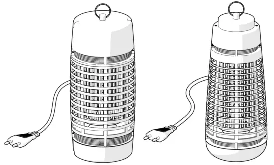 nedis INKI112CBK4 Insect Killer with 4 6 Watt LED