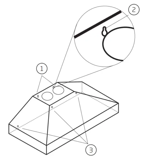 schweigen CL8815S Silent BBQ Rangehood 1500mm - Step 2
