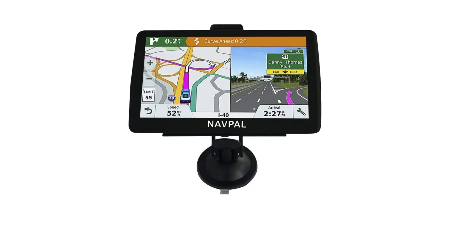 Slimline Gps Navigation For Car, (7 Inch) Usa Edition 2022 (free Lifetime Updates)-complete Features/owner's Guide