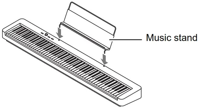 CASIO Digital Paino - Music state