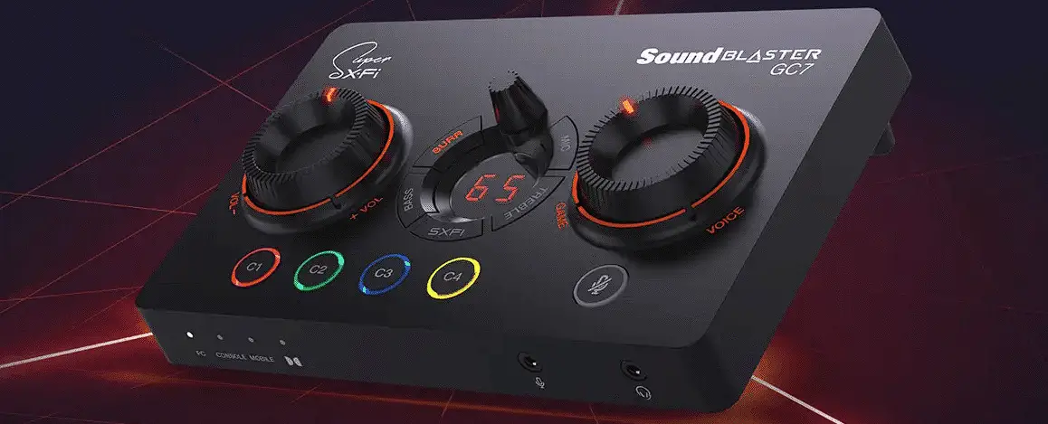 Soundblaster Gc7 Game Streaming Usb Dac And Amp Instruction Manual