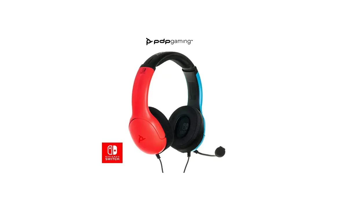 Pdp Gaming Lvl40 Stereo Headset With Mic For Nintendo Switch - Pc, Ipad, Mac, Laptop Compatible