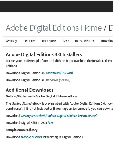 DENVER EBO 625 E Book Reader - Adobe Digital Editions