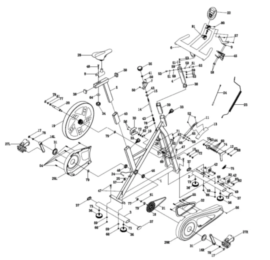 FIT BIKE-FFIC009-Indoor-Cycle-Race-Magnetic-Basic-3