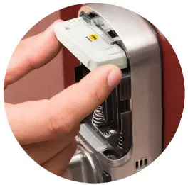 Yale Assure Lock with Wifi battery compartment