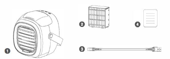 BLAUX Evaporative Air Cooler G2 - Blast Auxiliary Personal Cooler-FIG1